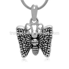 Mode Pendentif Urne De Papillon De Haute Qualité En Acier Inoxydable Crémation Pendentif En Gros Souvenir Bijoux